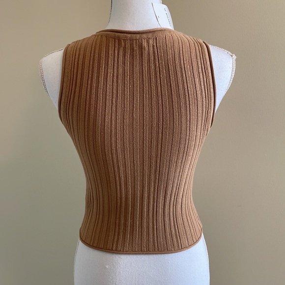 Forever 21 Sleeveless Top, size Medium, Tan/Light Brown, NWT - Picture 3 of 3